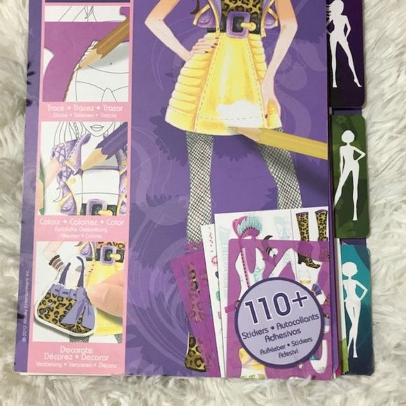 NWOT Designer Sketchbook Style Me Up! & Triple Strand Stone & Bead Bracelet Set - Picture 3 of 11